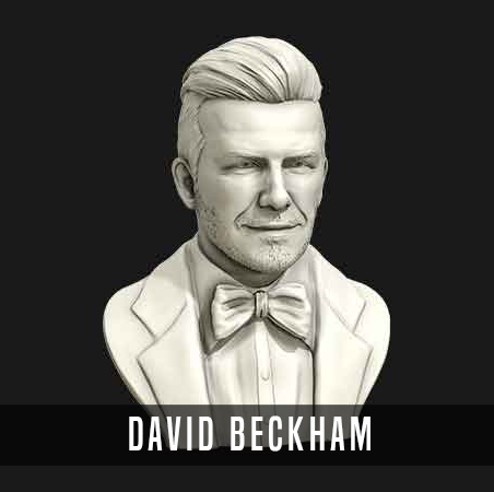 David Beckham Sculpture
