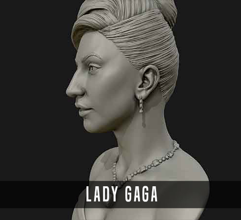 Lady Gaga Sculpture